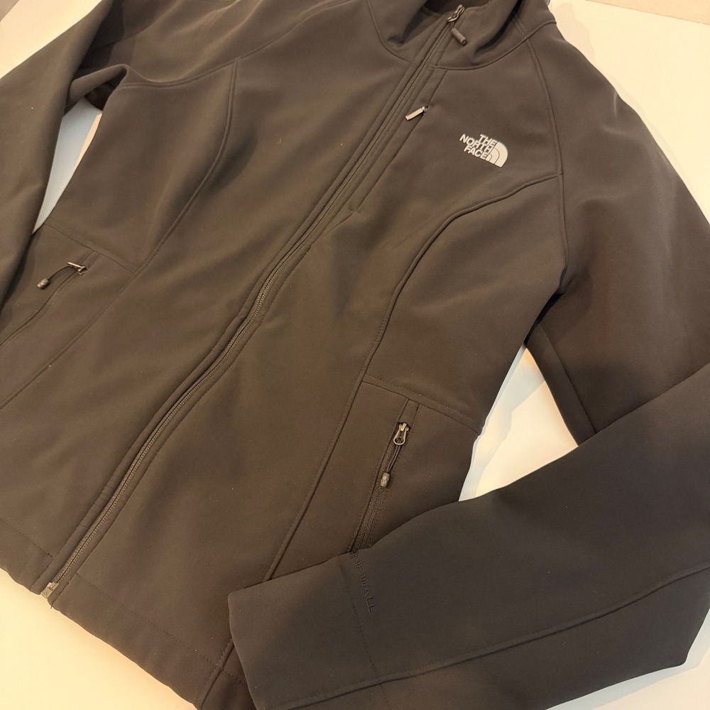 The North Face Apex Bionic 2 WindWall Softshell Jacket Black Womens Medium